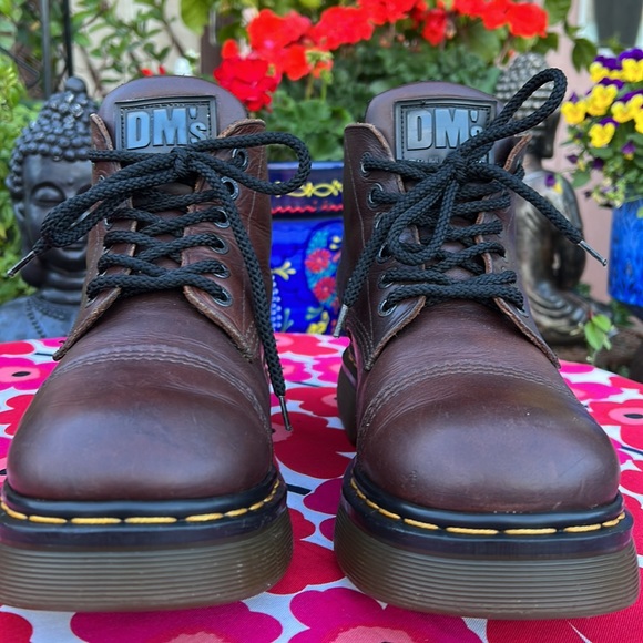 🏴󠁧󠁢󠁥󠁮󠁧󠁿 Dr. Martens MIE Cap Toe SUPER CHUNKY PLATFORM Ankle Boots UK 8 - Picture 5 of 17